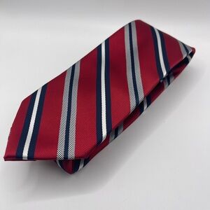 U.S. Polo Assn. Red and Blue Striped Tie